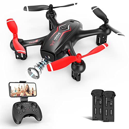 NEHEME NH530 Drones con cámara 1080P, Mini drones para niños, Dron FPV Live Video para principiante con sensor de gravedad, Modo sin cabeza, Flip 3D, Retorno/despegue /aterrizaje con una sola tecla