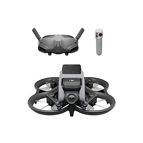Pack DJI Avata Pro-View (DJI Goggles 2) - Dron cuadricóptero con vista en primera persona y vídeo 4K estabilizado, FOV de 155°, protectores de hélices integrados, transmisión HD con baja latencia