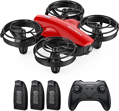 TOMZON A24 Mini Drone para Niños, Dron con 3 Baterías 24 Minutos de Vuelo, Modo de Lanzamiento, Modo de Batalla, Tres Funciones Voladoras, Juguete para Principiantes
