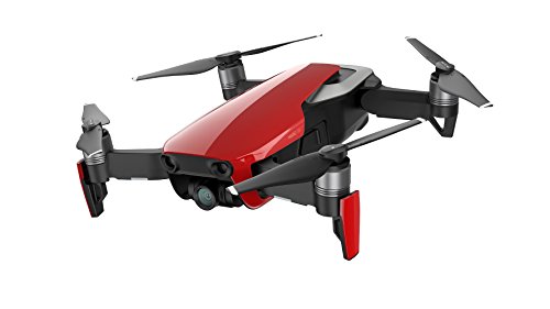 DJI Mavic Air Fly More Combo - Dron con cámara para grabar videos 4K a 100 Mb/s y fotos HDR, 8 GB de almacenamiento interno, rojo