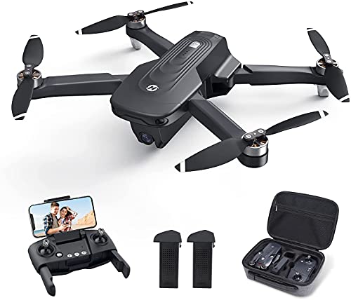 Holy Stone HS175D Drone plegable con cámara 4K para adultos, RC Quadcopter con GPS Auto Return, Motor sin escobillas, Fly Círculo, Waypoint Fly, Altitude Hold, Modo sin cabeza, 46 minutos de vuelo