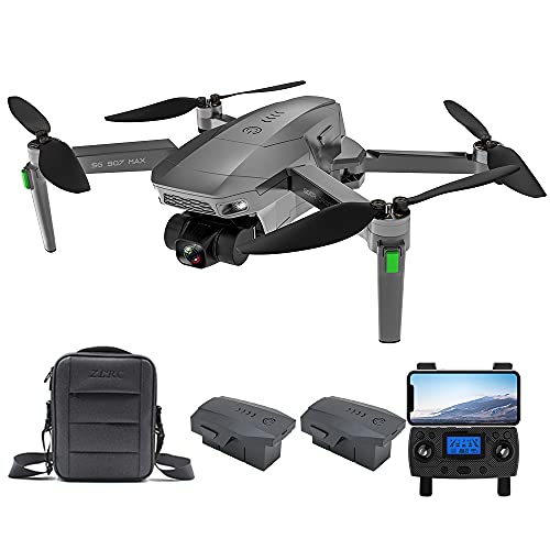 Entrega en 5~7 Días, ZLL SG907 MAX GPS Drone con Cámara 4K HD, Cardán Mecánico de 3 Ejes, 25 Minutos de Vuelo, 5.8Ghz WiFi FPV Dron Adultos, Profesional Quadcopter (2 Pilas)