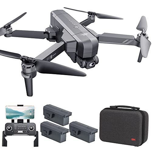 Entrega en 5~7 Días, SJRC F11S 4K PRO GPS Drone con EIS Cámara HD, Distancia de Control de 3km, Cardán Mecánico de 2 Ejes, 5.8Ghz WiFi FPV Drones Adultos, 26Minutos Profesional Quadcopter (3 Pilas)