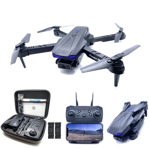 S89 Drone Dual Cam WIFI Dron con 2 Camaras 1080p con Dos Baterias Looping 3D Flip 3 Modos de Velocidad Aeromodelismo Dron Estable para Principiantes Control Remoto
