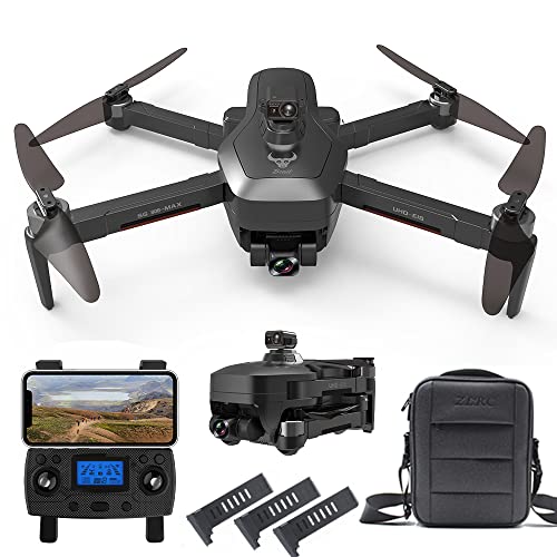 X-Verse ZLL SG906 MAX Drone con Cámara 4K, 3 Ejes Gimbal, Evitación de obstáculos con láser de 360°, Distancia de control de 1,2 km, GPS 5G WiFi FPV RC Cuadricóptero (3 pilas)