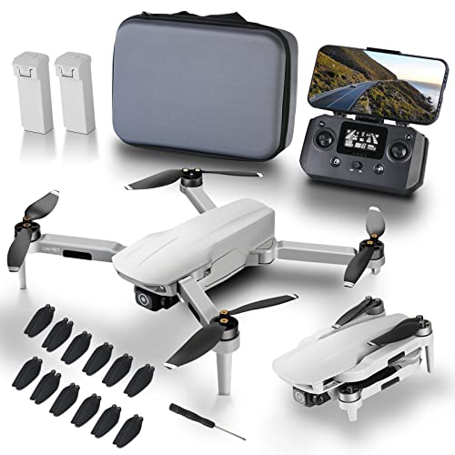 NMY L700 Drones Con Camara 4k Adultos, GPS RC Dron FáCil Para Principiantes, Tiempo De Vuelo De 40 Minutos, 2 BateríAs, Motor Sin Escobillas, TransmisióN De 5GHz, Retorno AutomáTico A Casa