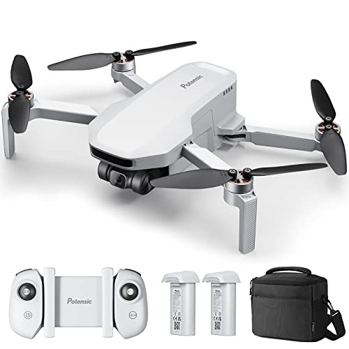 Potensic ATOM SE Combo GPS Drone con Cámara 4K, 62 Mins de Vuelo, <249g, Transmisión HD Max 4KM, Tecnología ShakeVanish EIS, Velocidad Max 16m/s, FPV Quadcopter con Auto-Retorno para Principiantes