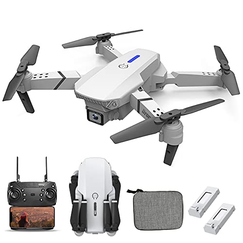 OBEST Dron con Cámara 4k, Quadcopter Plegable con 2 baterías , Modo sin Cabeza, Retorno con un Botón, Flotar, Foto Gestos