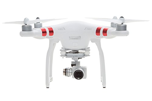 DJI Phantom 3 Standard - Dron con cámara (4480 mAh, 1520p, 12 MP), Blanco / Rojo