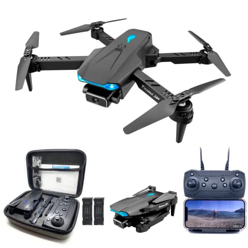 S89 Drone Dual Cam WIFI Dron con 2 Camaras 1080p con Dos Baterias Looping 3D Flip 3 Modos de Velocidad Aeromodelismo Dron Estable para Principiantes Control Remoto