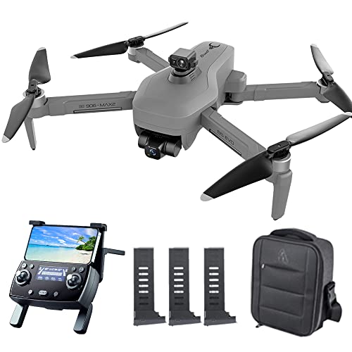 Entrega en 5~7 Días, ZLL SG906 MAX2 GPS Drones con Cámara EIS 4K HD, 4km Distancia Control, Evitación Obstáculos con Láser de 360 Grados, 3 Ejes Cardán, Profesional FPV Quadcopter RC Drone (3 Pilas)