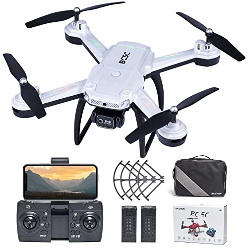 Baichun BC5C Drone con Telecamera Professionale 2K,3D Flip,APP Control Drone per Principianti per Adulti,ritorno a casa,Drone con Telecamera per Bambini con 2 Batterie