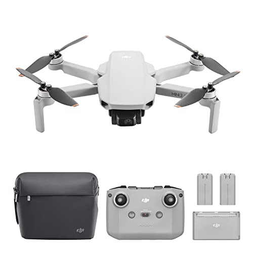 DJI Pack Mini 2 SE Vuela Más, dron mini con cámara ligero y plegable, vídeo 2.7K, modos inteligentes, transmisión de vídeo a 10 km, 31 min de vuelo, menos de 249 g, fácil de usar, baterías adicionales