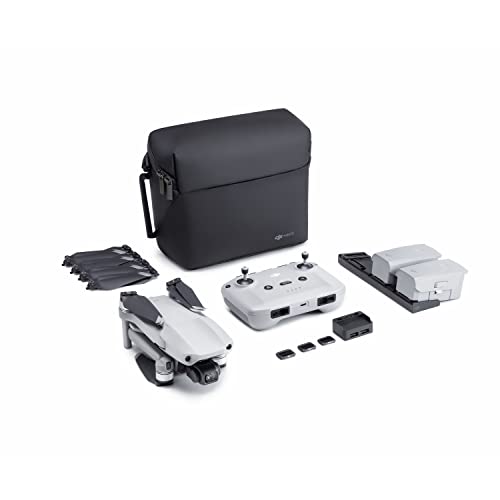 DJI Mavic Air 2 Combo Fly More y Care Bundle, Drone, Cámara 48 MP 4K, Estabilizador de 3 Ejes, 34 min de Vuelo, Sin Tarjeta, Con Care Refresh, Color Gris