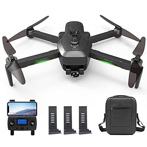 Entrega en 3~7 Días ZLL SG906 MAX GPS Drones con Cámara 4K HD, Evitación de Obstáculos con Láser de 360 Grados, Cardán de 3 Ejes WiFi FPV, Distancia de Control de 1,2km Quadcopter RC Drone (3 Pilas)