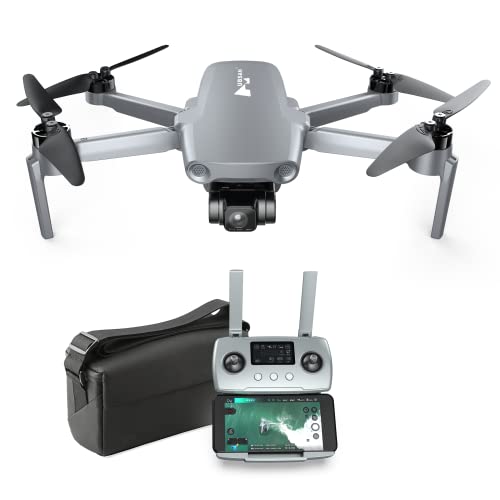 HUBSAN ZINO MINI-249g 64G Mini Drone plegable con Mando a distancia, GPS 3 ejes Gimbal 4K 30fps FPV Cámara HD 6KM 40mins Tiempo de vuelo Versión portátil