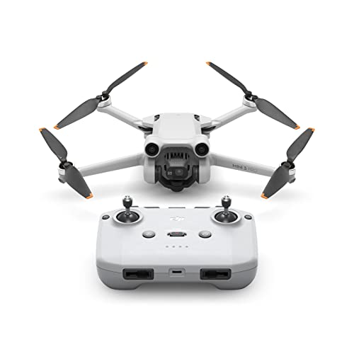 DJI Mini 3 Pro – Dron ligero y plegable con vídeo 4K/60 fps, fotos de 48 MP, 34 min de tiempo de vuelo, detección de obstáculos tridireccional, óptimo para fotografía aérea y redes sociales