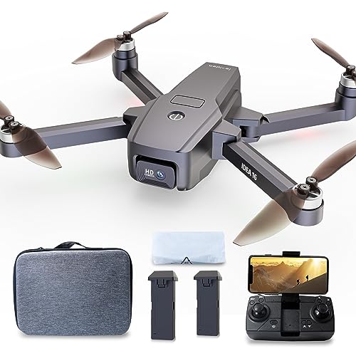 Drone con camara 1080P ajustable,IDEA16 5GHz WIFI FPV dron con 2 camaras,Dron velocidad 40km/h,motor sin escobillas,Drone 2 baterias con 30 minutos de vuelo,IDEA16 drone modelo 2023