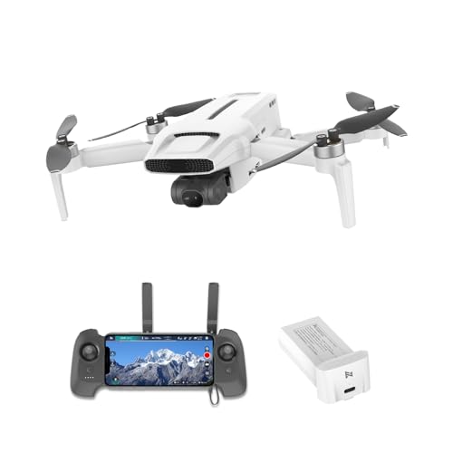 FIMI X8 MINI V2 Drone con Cámara 4K, 31 Mins Tiempo de Vuelo, 9KM Transmisión de Video, menos de 249g Ultraligero 3-Axis Gimbal GPS Quadcopter para Adultos Principiante, Auto Retorno, Sígueme