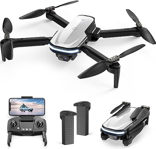 Holy Stone HS280 Drone con Cámara WiFi 1080P HD RC Quadcopter con 2 Baterías Aplicación Controlada Video en Vivo Dron Fotográfico con Bolsa para Niños o Adultos para Principiantes