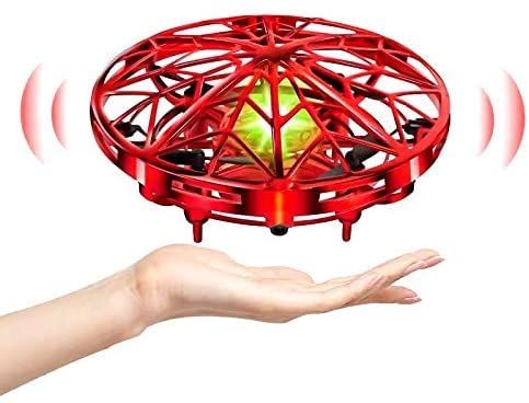 kizplays UFO Mini Drone para Niños, Drone de Control Manual, UFO Bola Voladora Helicóptero de Juguete con 360° de Rotación Juegos de Aviones Voladores Regalos para Niños Niñas Adultos