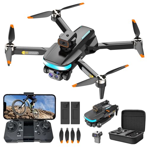 OBEST Mini Dron con Cámara 4K,RC Plegable WiFi Drone,Evitación de Obstáculos de 360°,Retorno Automático,Quadcopter,Modo sin Cabeza,2 Baterías,Niños,Adultos,Principiantes Juguetes y Regalos