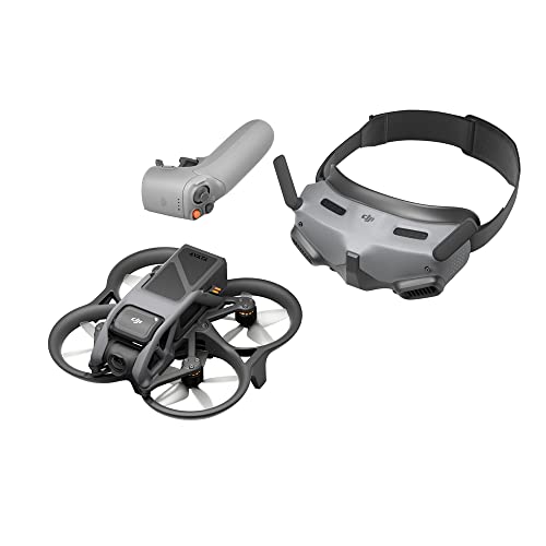 DJI Avata Explorer Pack Dron con Mando a distancia, cámara FPV, cuadricóptero VANT con vídeo 4K estabilizado, Campo de visión superamplio de 155°, Incluye el Nuevo RC Motion 2 y Goggles Integra