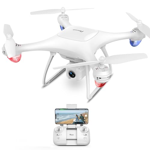 Potensic Drone con Cámara 2.7K para Adultos, Helicóptero RC Cuadricóptero con Sensor de Gravedad, Retención de Altitud, Modo sin Cabeza, Vuelo de Trayectoria y Flip 3D, 18 Minutos de Vuelo