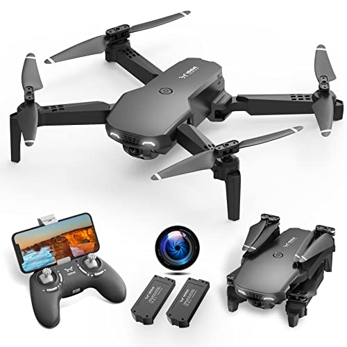 NEHEME NH525 Dron con Cámara 1080P HD, FPV Quadcopter Mini Drones para niños con 2 Baterías, Control de Gestos, Sensor de Gravedad, 3D Flip, Modo Sin Cabeza, Regalos y Juguetes para Principiantes